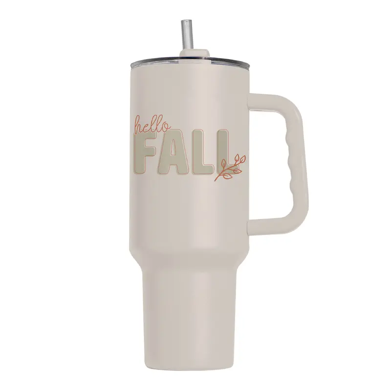 Fall Happy Fall 40oz Powder Coat Tumbler