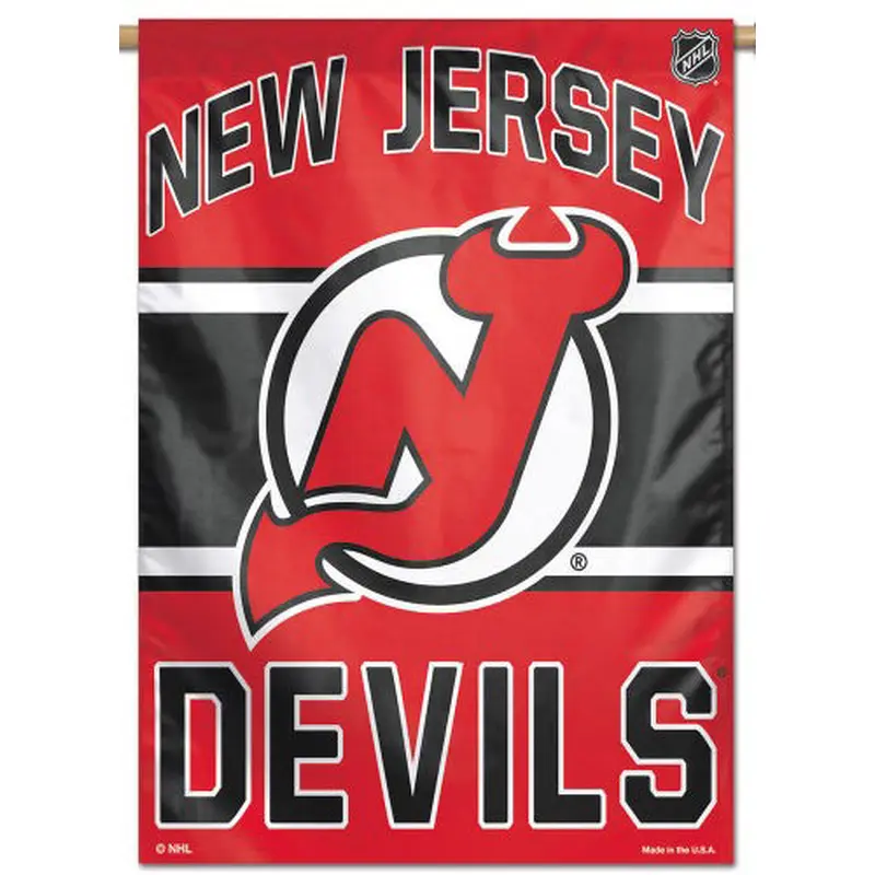 New Jersey Devils Official NHL Hockey Team Premium 28x40 Wall Banner - Wincraft Inc.