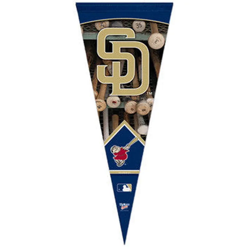 San Diego Padres "Batrack" Premium Felt Pennant - Wincraft