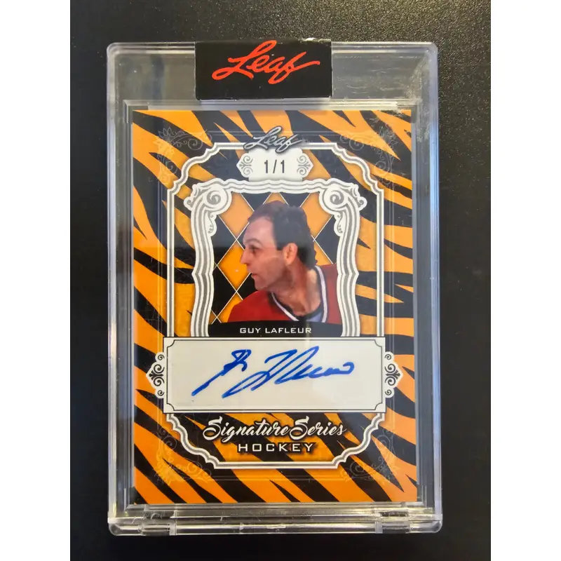 2021-22 Leaf Signature Series - Tiger - Guy Lafleur #SSH-GL1 1of1