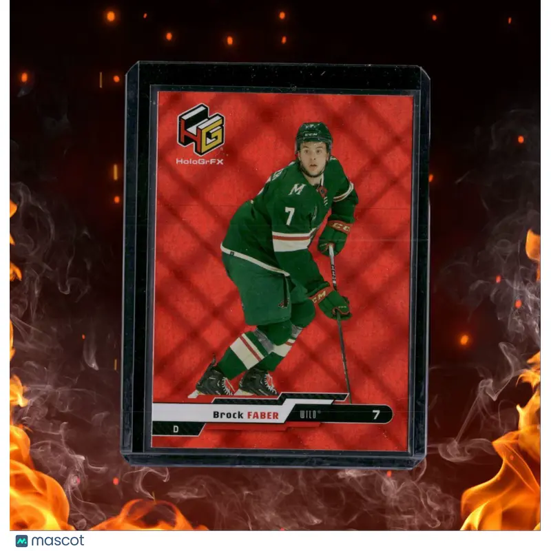 2023-24 Upper Deck Brock Faber HoloGrFX Red Rookie #HG-8