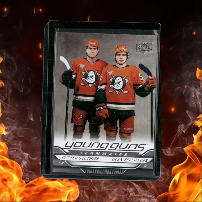 2024-25 Upper Deck Olen Zellweger / Cutter Gauthier Young Guns Teammates (A)