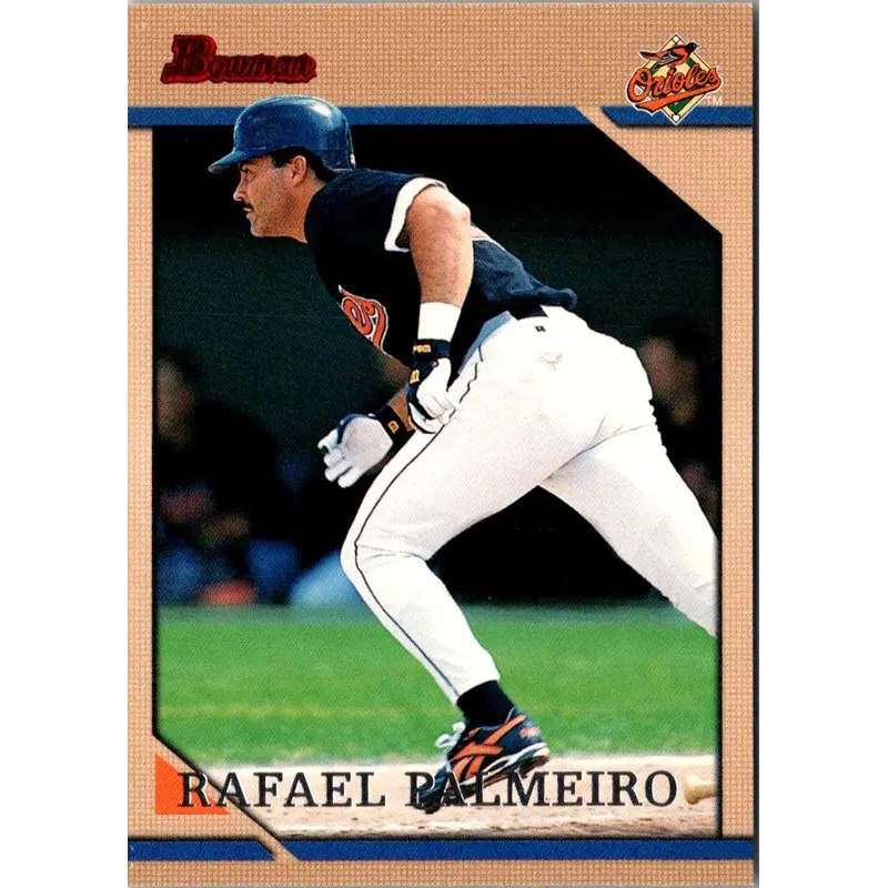 1996 Ultra Hitting Machines Gold Medallion Rafael Palmeiro #6