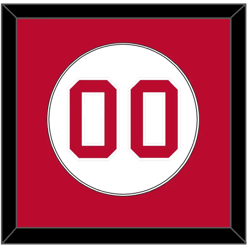 Cincinnati Number - Home White (1988-1992) - Single Mat 1