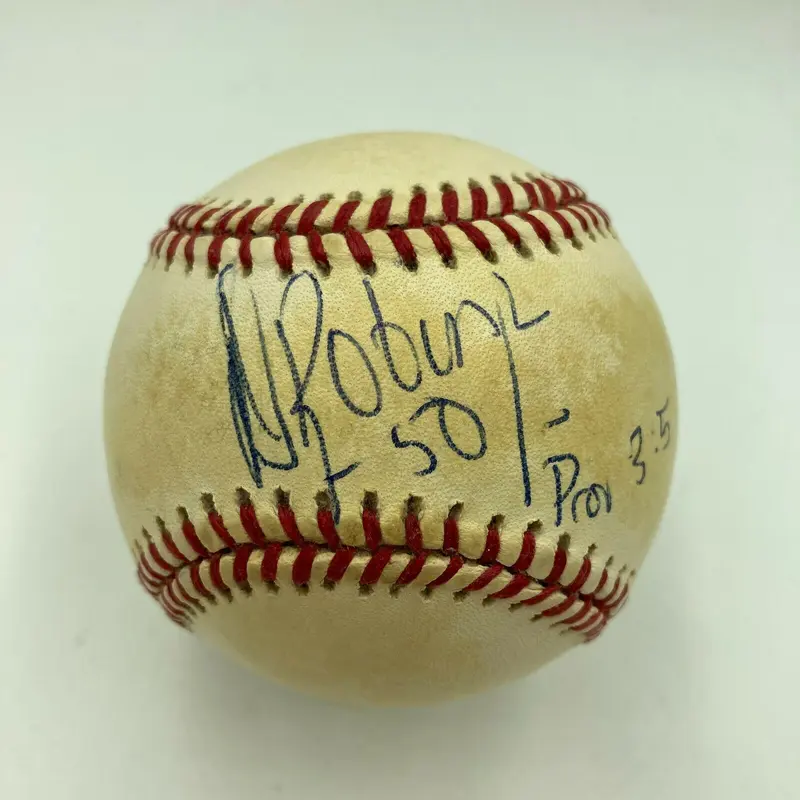 David Robinson Signed American League Baseball JSA COA NBA Spurs