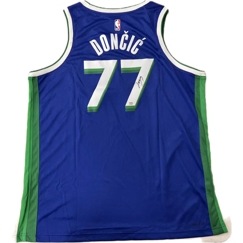 Luka Doncic signed jersey PSA/DNA Dallas Mavericks Autographed