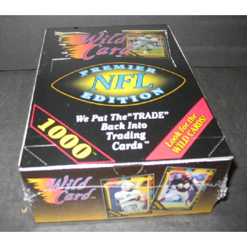 1991 Wild Card NFL Football Box