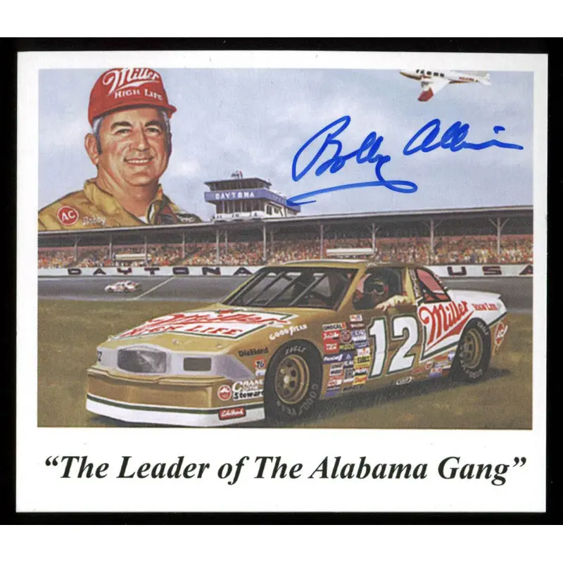 Bobby Allison NASCAR Authentic Signed 3.25x3.75 Promotional Card BAS #E49026