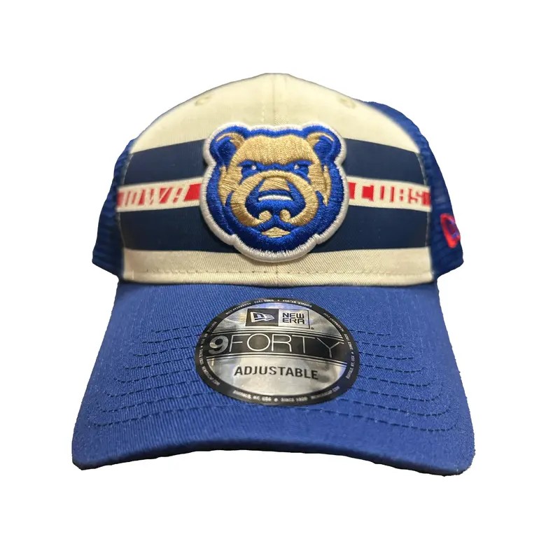Iowa Cubs Team Stripe Adjustable Cap