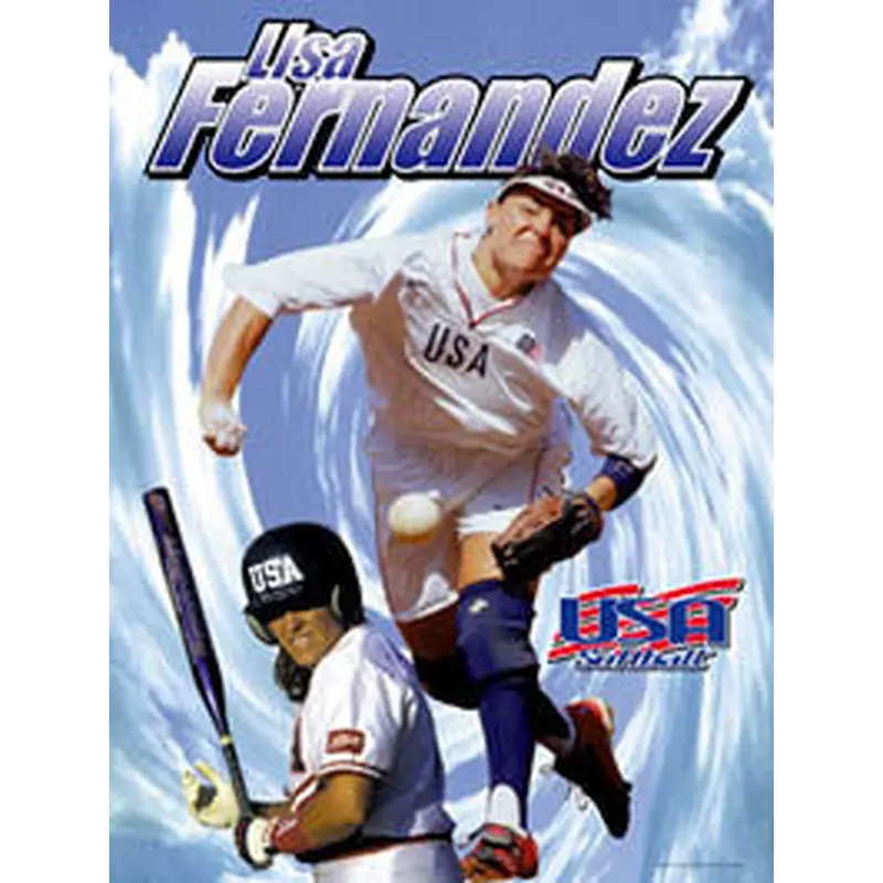 Lisa Fernandez "Legend" Poster - USA Softball 2005