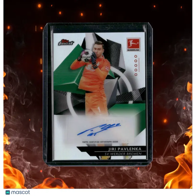 2020 Topps Finest Bundesliga Jiri Pavlenka Auto #24