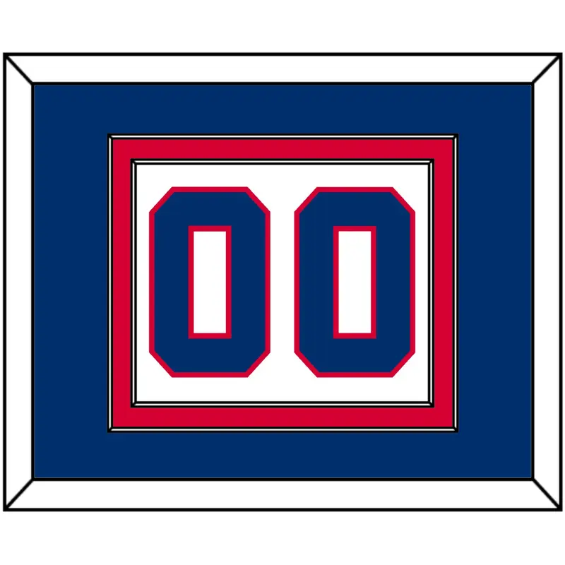 Philadelphia Number - Home White (1978-1991) - Double Mat 3