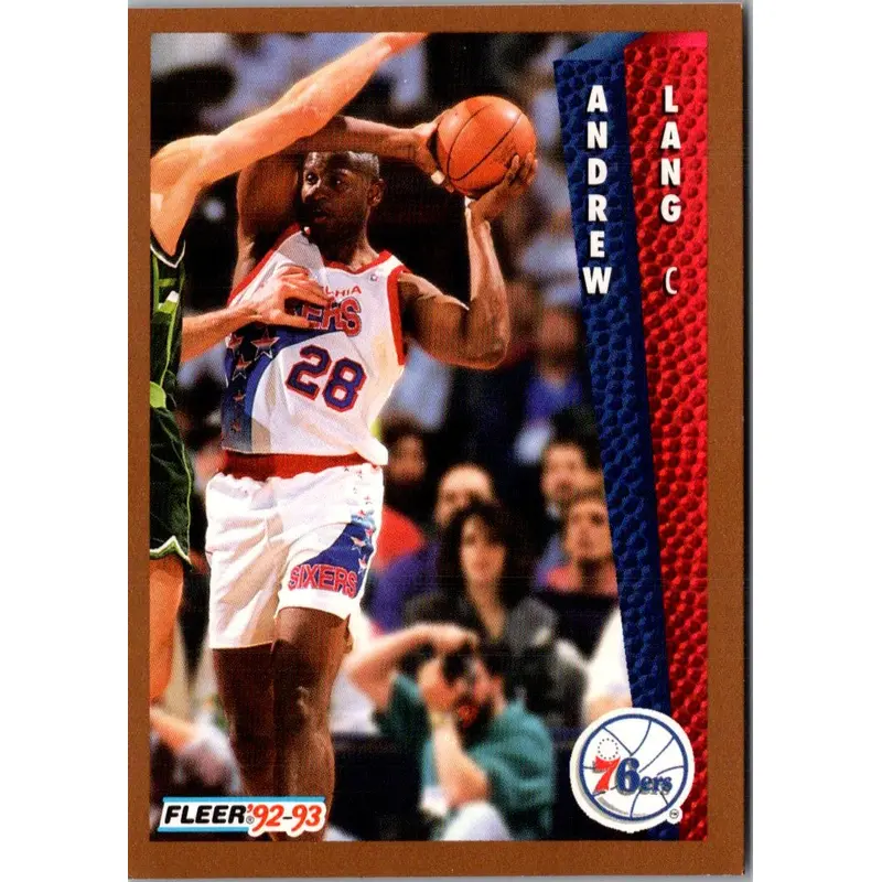 1992 Fleer Andrew Lang #406