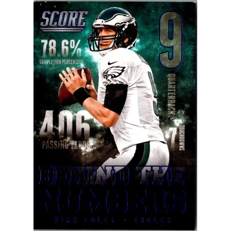 2014 Score Behind Numbers Nick Foles #BN7