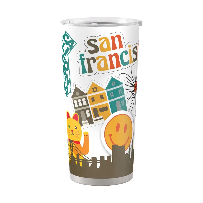 San Francisco 20oz Native Powder Coat Tumbler