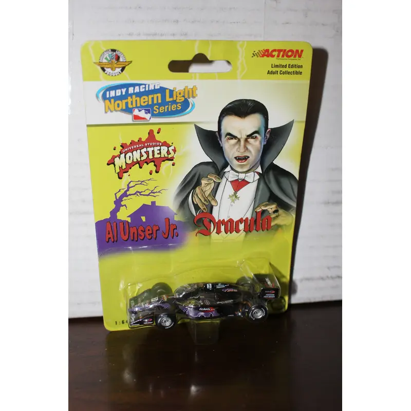 Al Unser Jr. Dracula 1:64 Die Cast Indy Car, New in Package
