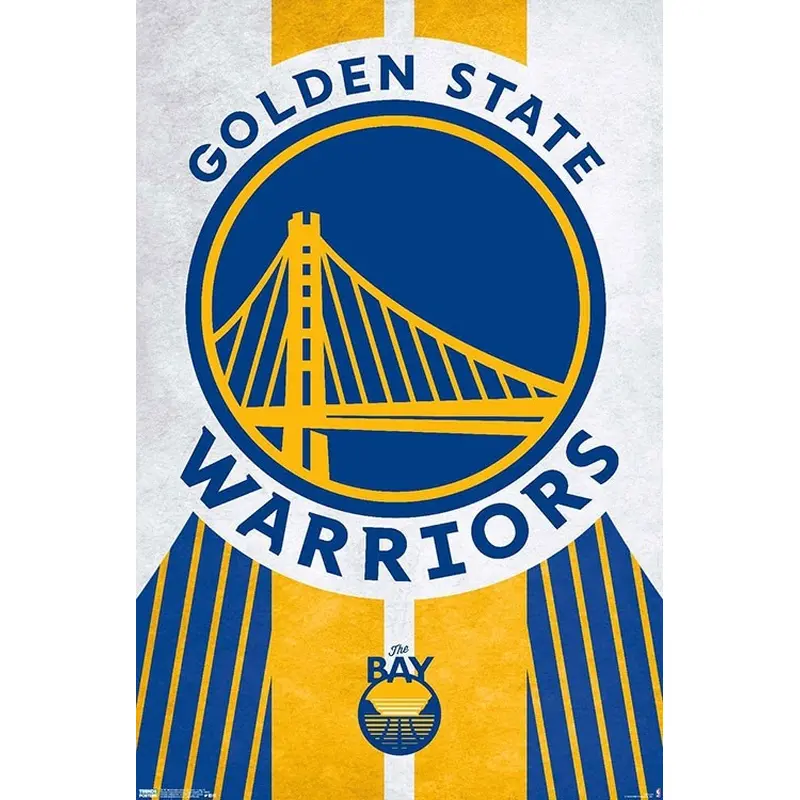 Golden State Warriors NBA Basketball Official Team Logo Poster - Trends International