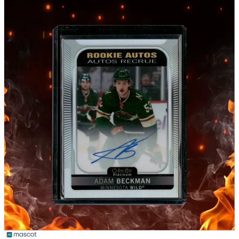 2021-22 O-Pee-Chee Platinum Adam Beckman Rainbow Rookie Auto #R-AD