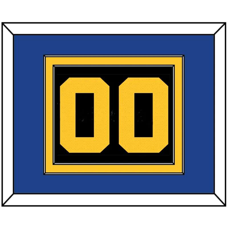 Golden State Number - Black City (2021-2022) - Double Mat 2