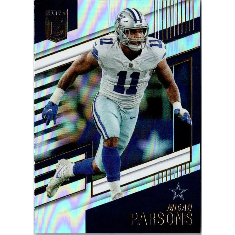 2023 Panini Zenith Thunder and Lightning Blue CeeDee Lamb / Micah Parsons #7