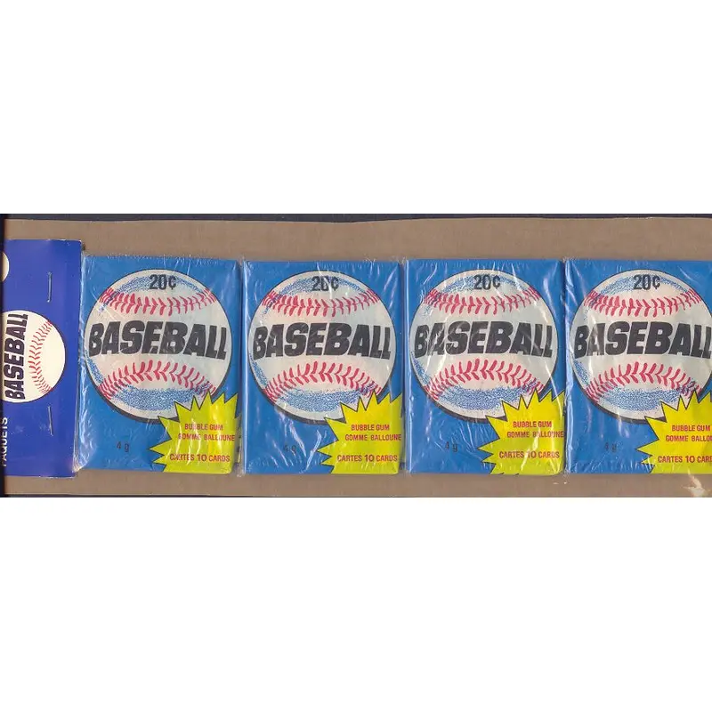 1980 OPC O-Pee-Chee Baseball Unopened Wax Pack Rack Pack