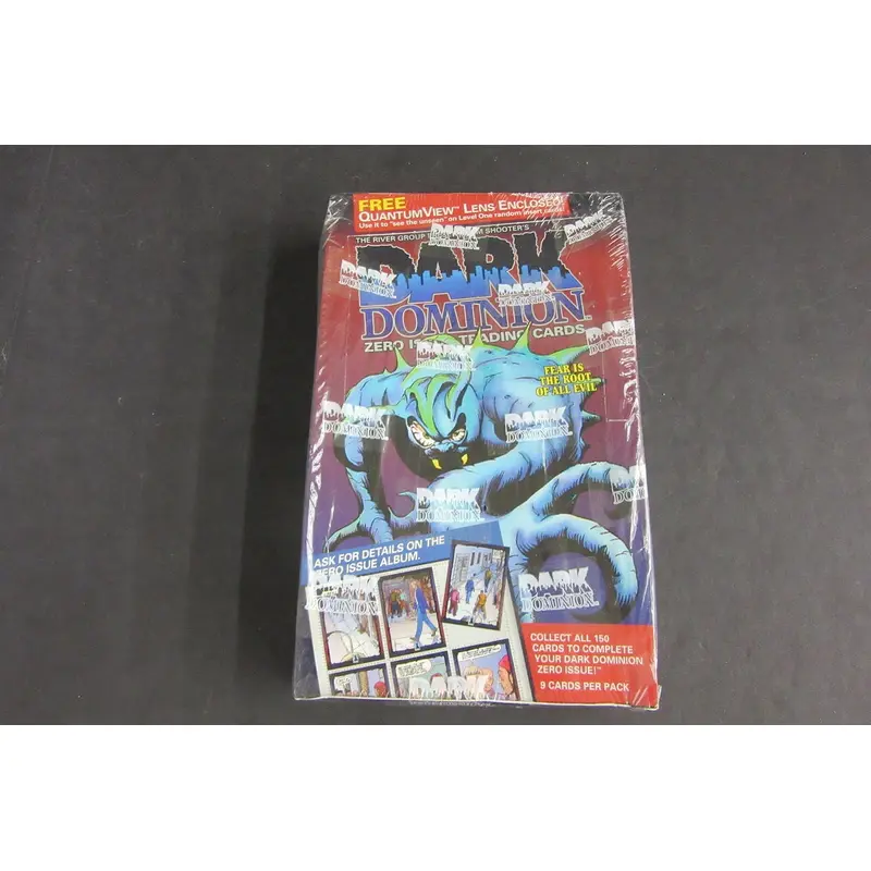 1993 River Group Dark Dominion Zero Issue Trading Cards Box