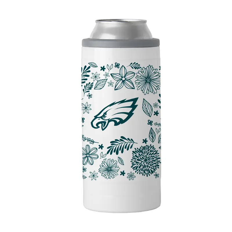 Philadelphia Eagles 12oz Botanical Slim Can Coolie