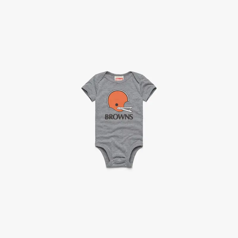 Cleveland Browns Big Helmet Baby One Piece