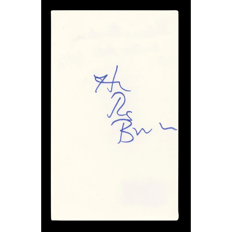 Hilarie Burton The Walking Dead Signed 3x5 Index Card Autographed BAS #AD70134