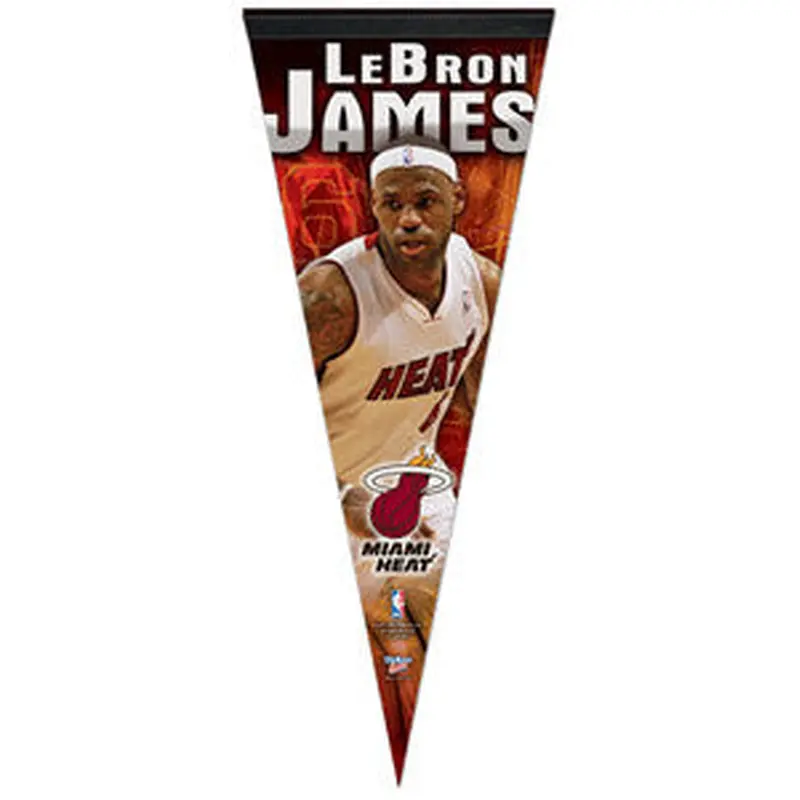 Lebron James "Heat Action" Premium Felt Collector's Pennant - Wincraft 2012