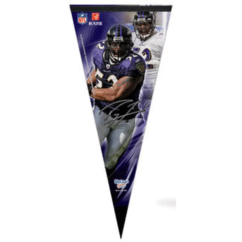 Ray Lewis "Signature" EXTRA-LARGE Premium Felt Pennant - Wincraft