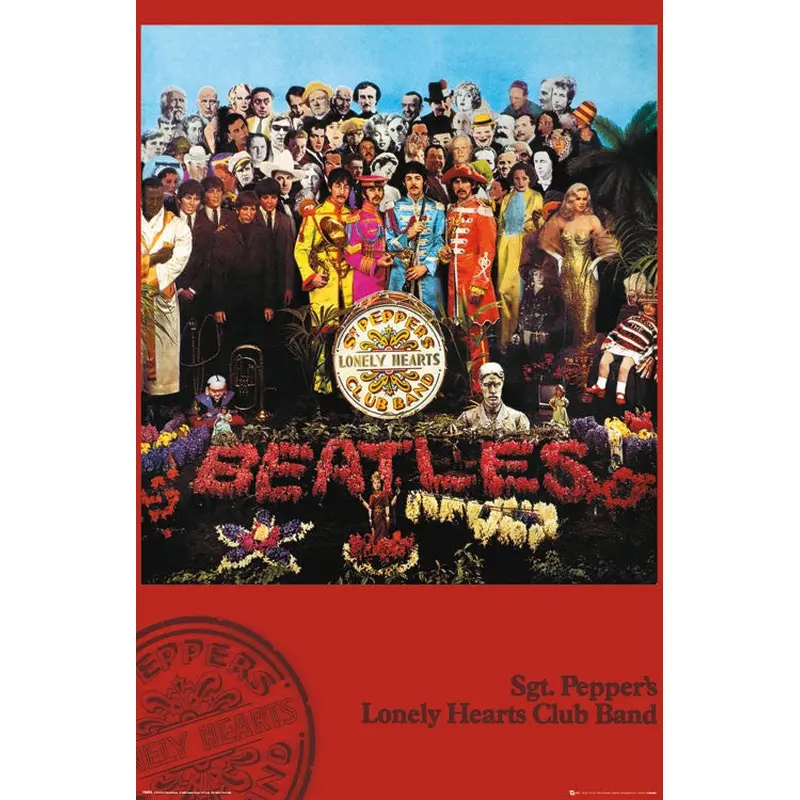 The Beatles Sgt Pepper's Lonely Hearts Club Band (1967) Album Cover Poster - GB Eye (UK)