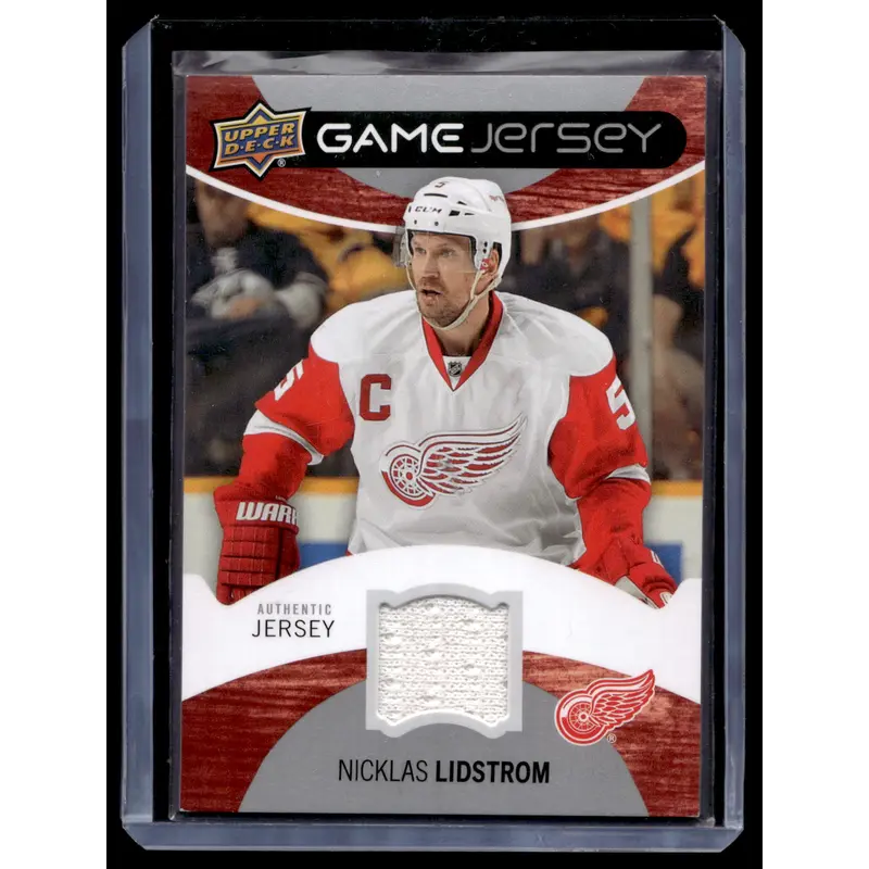 2012-13 Upper Deck - Game Jersey - Nicklas Lidstrom #GJ-NL