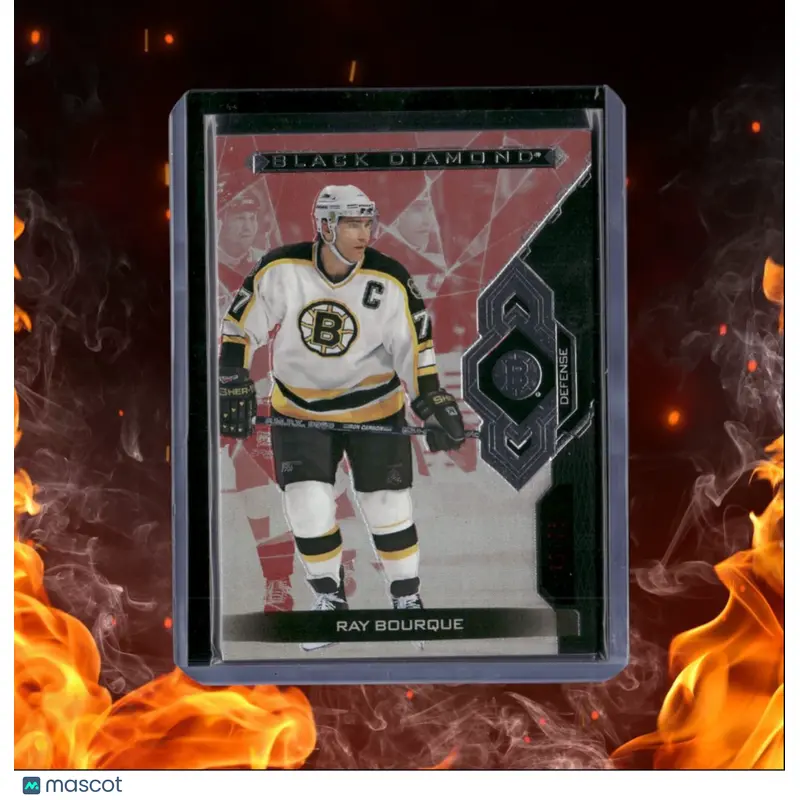 2022-23 Upper Deck Black Diamond Ray Bourque Ruby Red 43/75 #BDB-RB