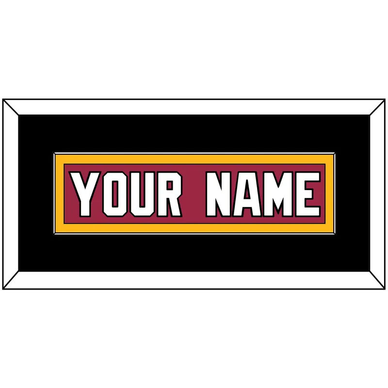 Arizona Nameplate - Home Red (2015-2022) - Single Mat 3