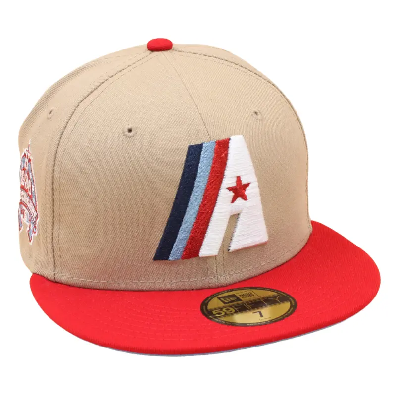 New Era - Houston Astros Cooperstown 59Fifty Fitted  All Star Game 1986 - Camel/Scarlet