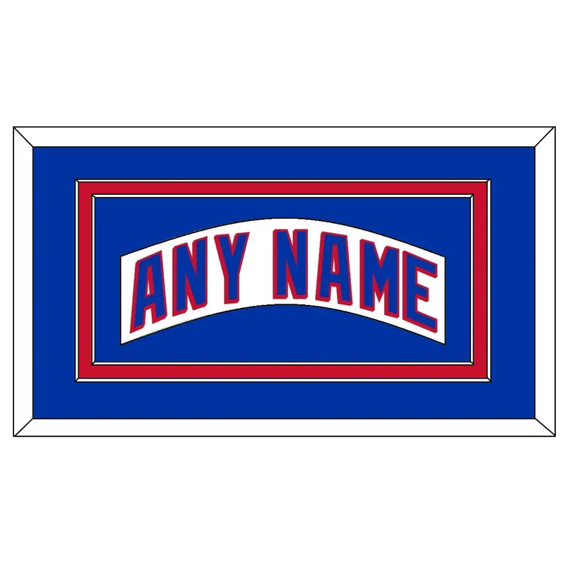 New York Nameplate - Road White (2004-2017) - Double Mat 3
