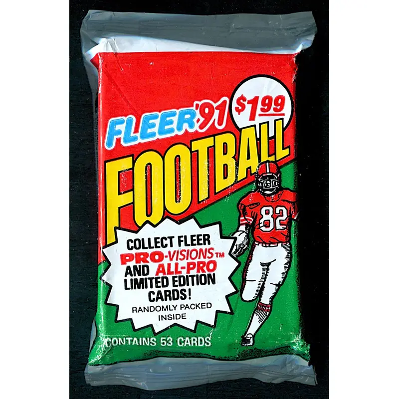 1991 Fleer Football Unopened Jumbo Pack (Pre-Priced) (53)