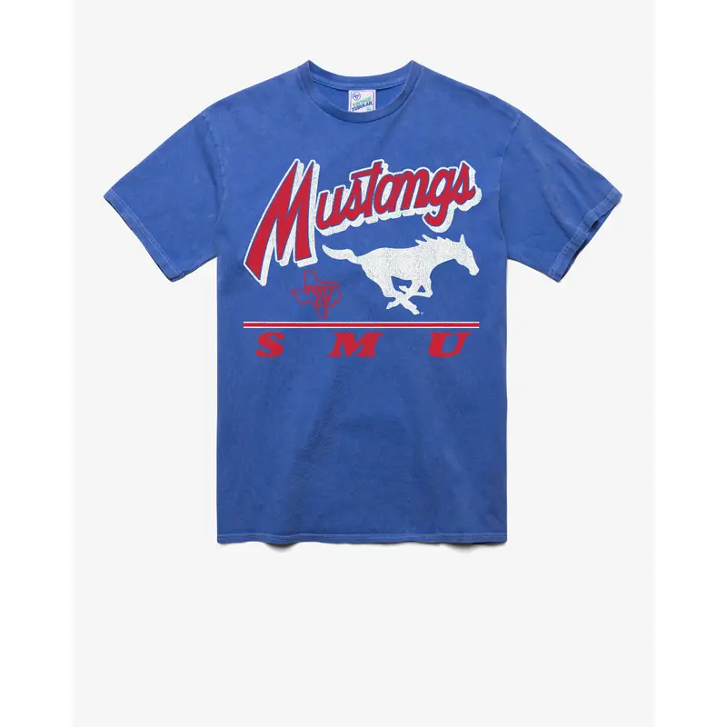 SOUTHERN METHODIST FLY BY VINTAGE '47 TUBULAR TEE