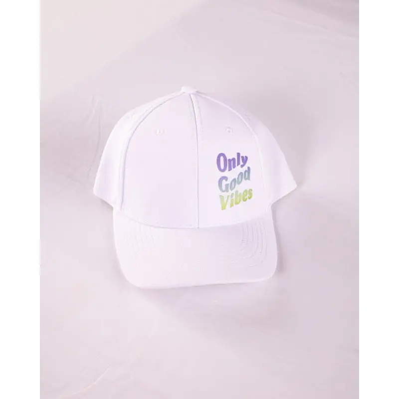 Good Vibes Only Baseball Cap - Hvid