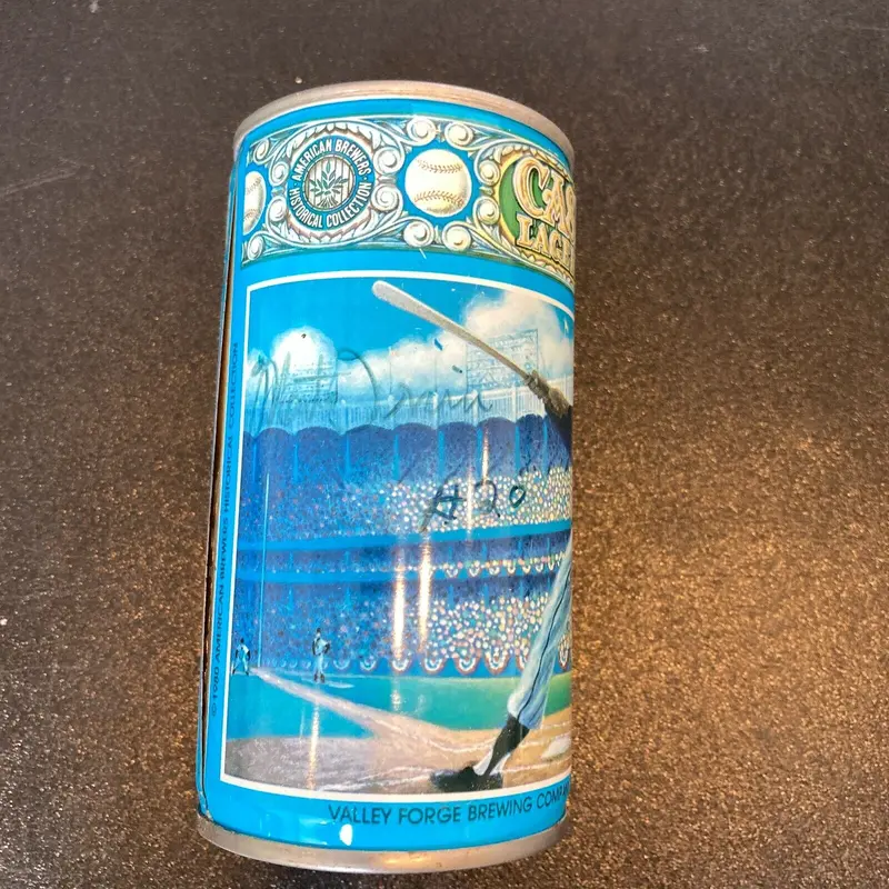 Monte Irvin Signed Autographed Vintage Lager Can