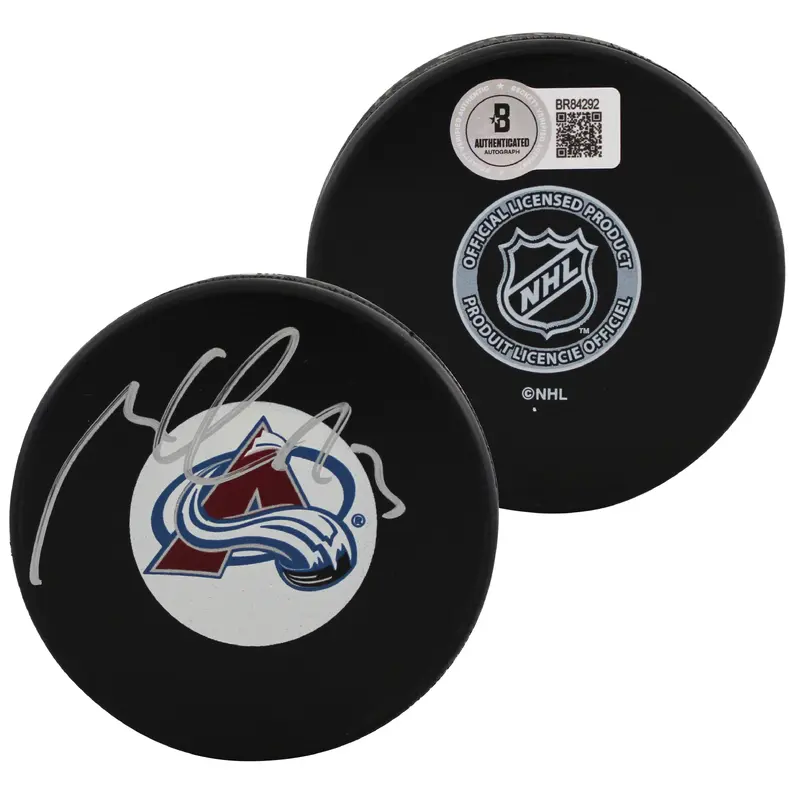 Avalanche Milan Hejduk Authentic Signed Official NHL Hockey Puck BAS #BR84292