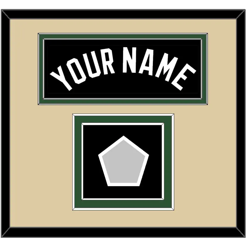 Milwaukee Name & Champions Patch - Black Statement - Double Mat 2