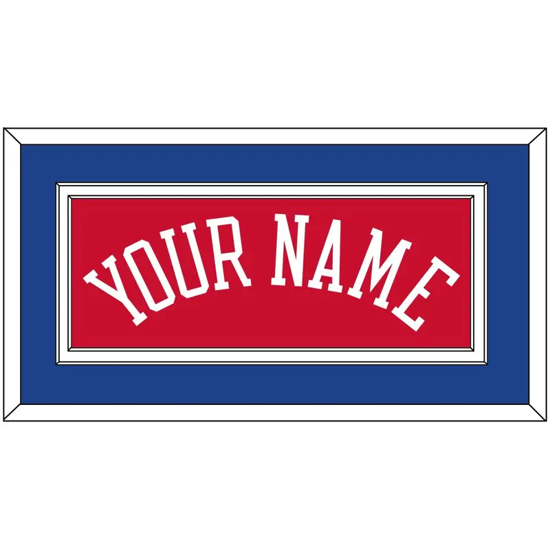 Philadelphia Name - Red Statement - Double Mat 2