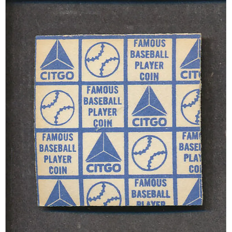 1969 Citgo Baseball Coins Unopened Pack