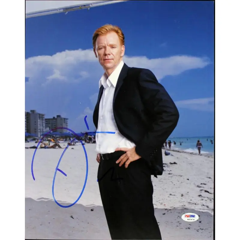 David Caruso Csi Miami Signed Authentic 11X14 Photo Autographed PSA/DNA #K63476