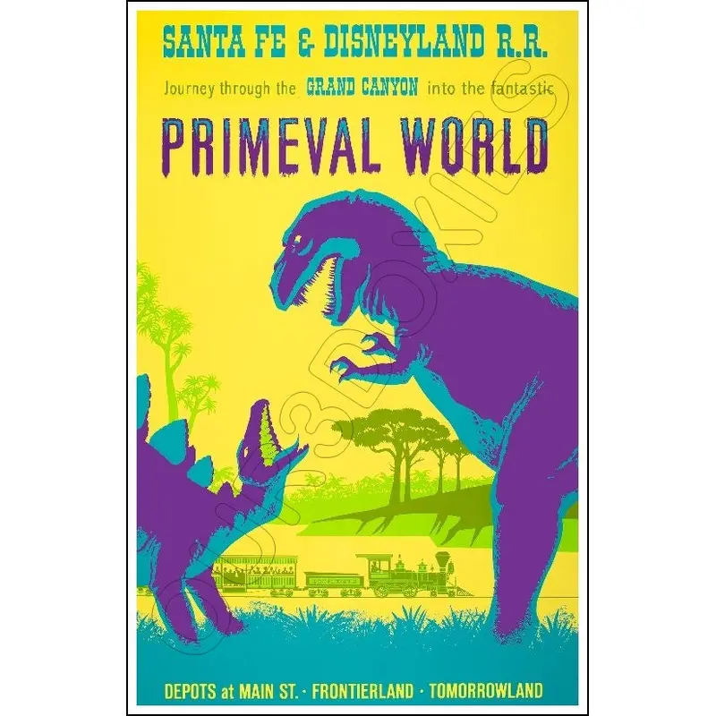 Disneyland Primeval World Poster 11X17 - 1249