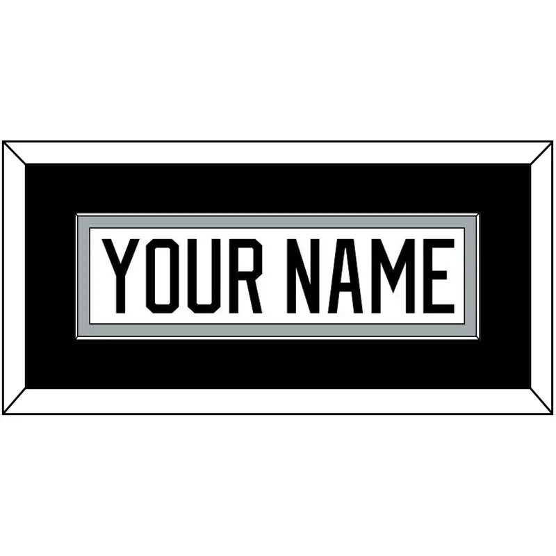 Los Angeles Nameplate - Road White - Single Mat 2