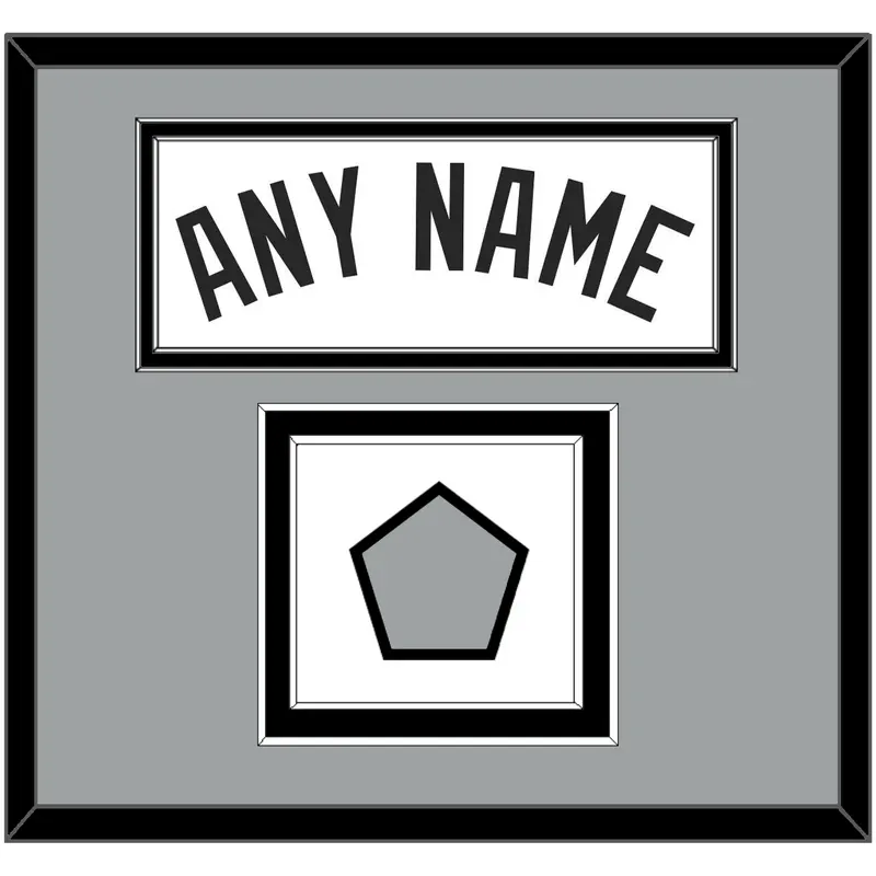San Antonio Name & Champions Patch - Home White (2002-2017) - Double Mat 3