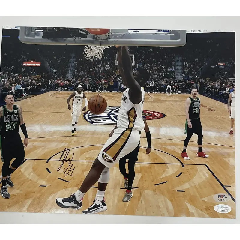 Zion Williamson Signed 11x14 Photo PSA/DNA Pelicans Autographed